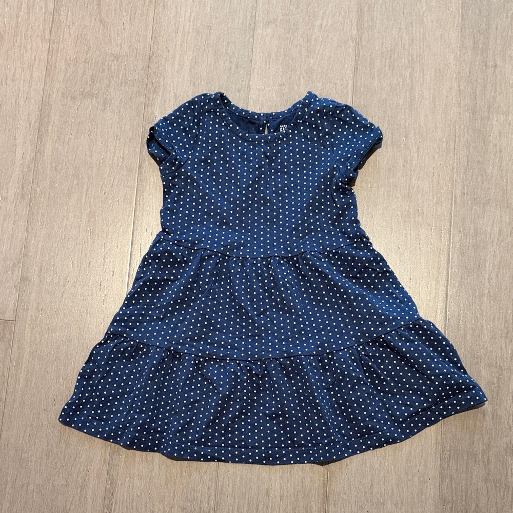 Gap Polka Dot Blue Kids Dress size 3y